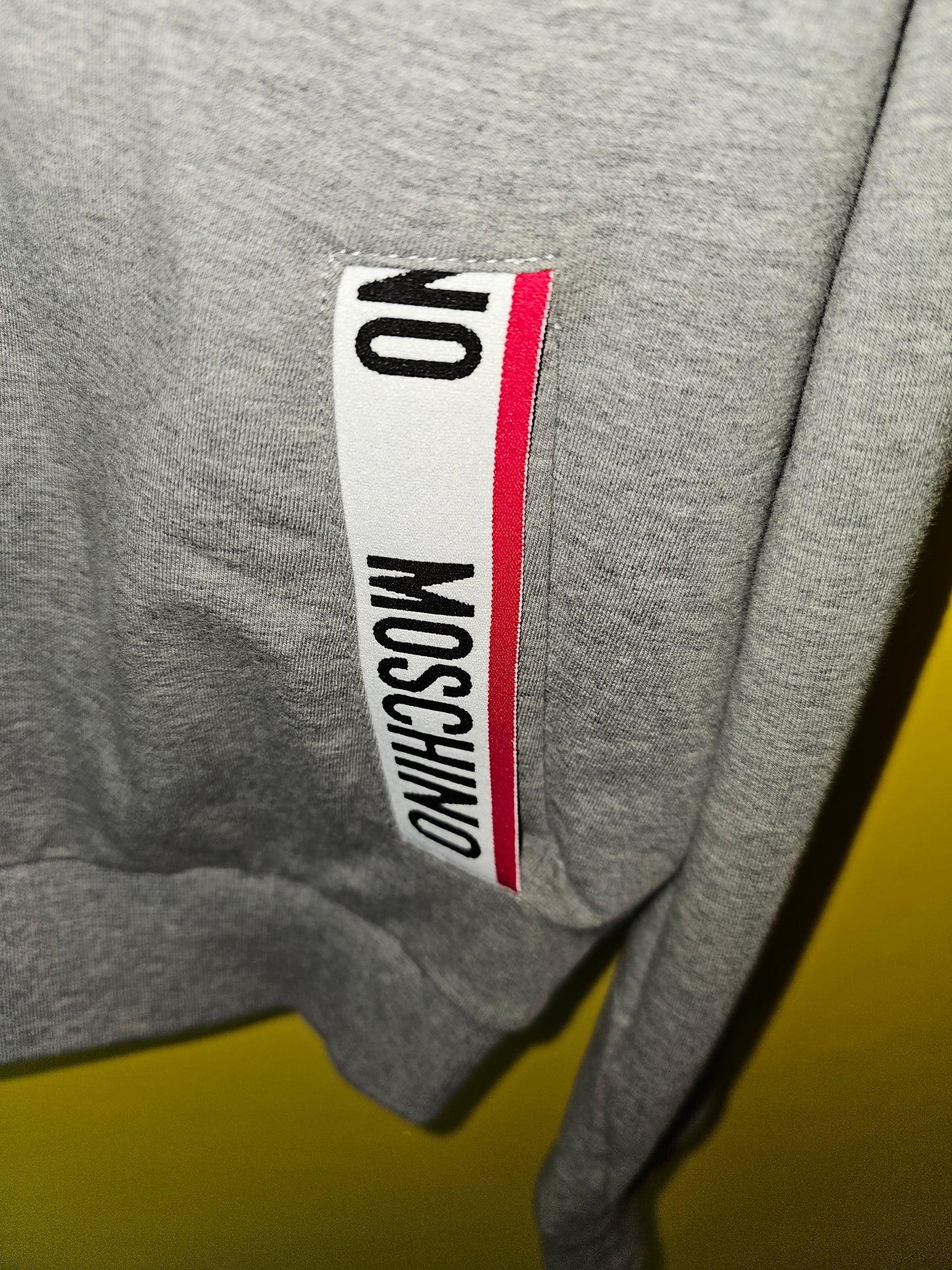 Moschino Grey Hooded Top (XL)