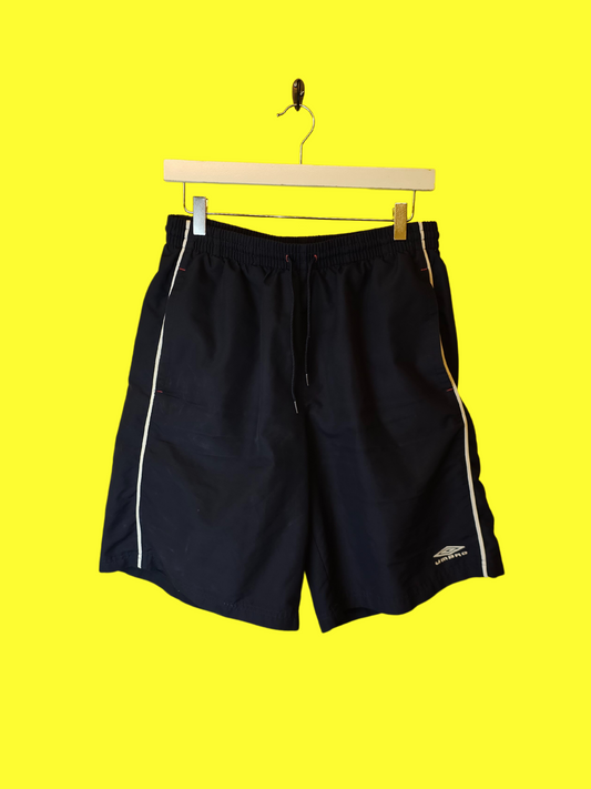 90'S Umbro Navy Shorts (M)