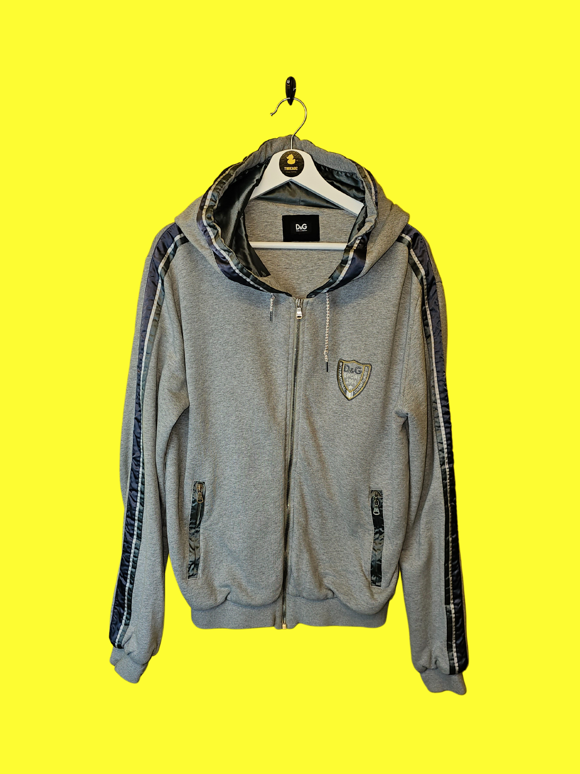 Dolce and hotsell gabbana grey hoodie