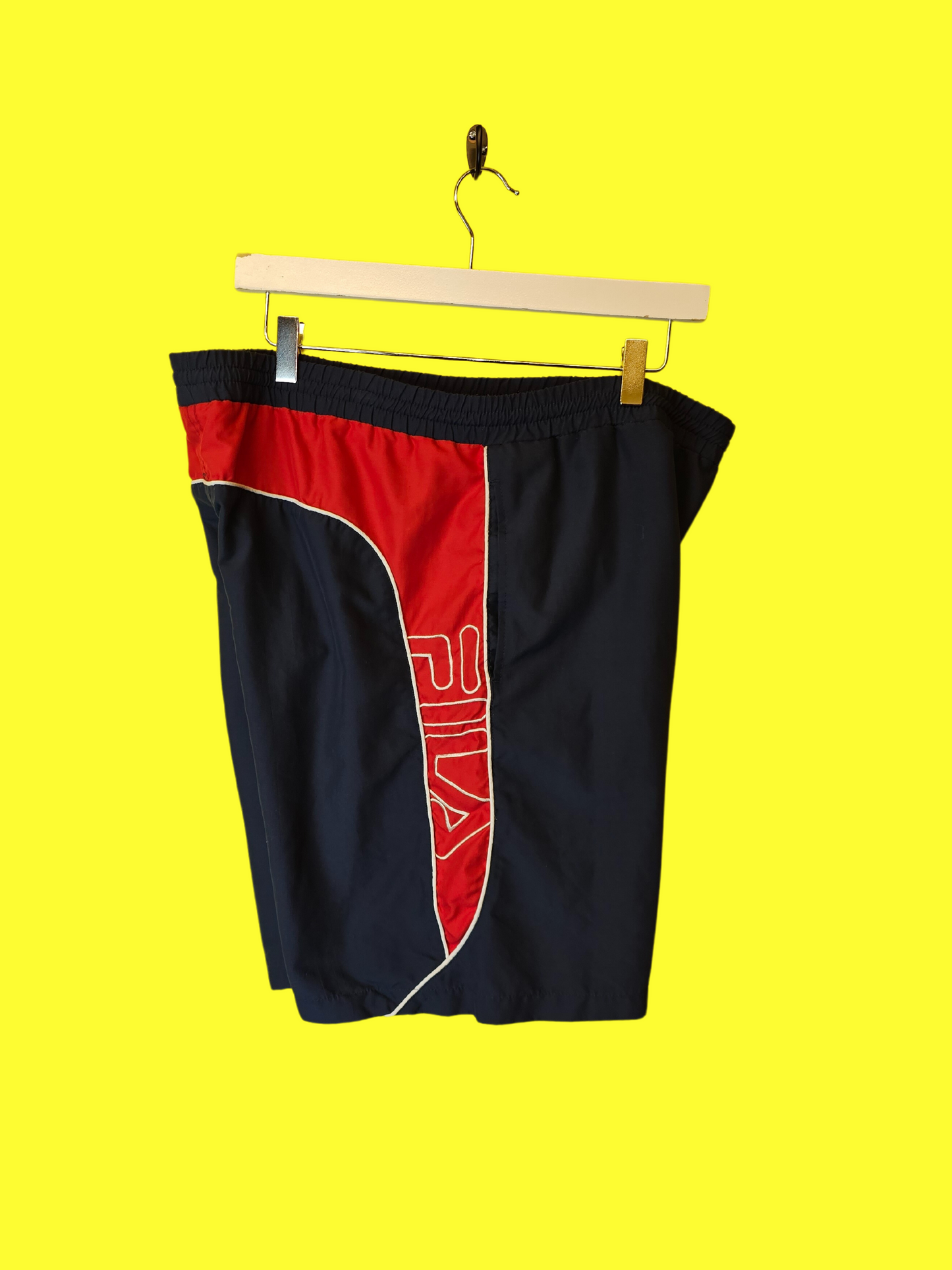 Fila Navy Spellout Shorts (XL)