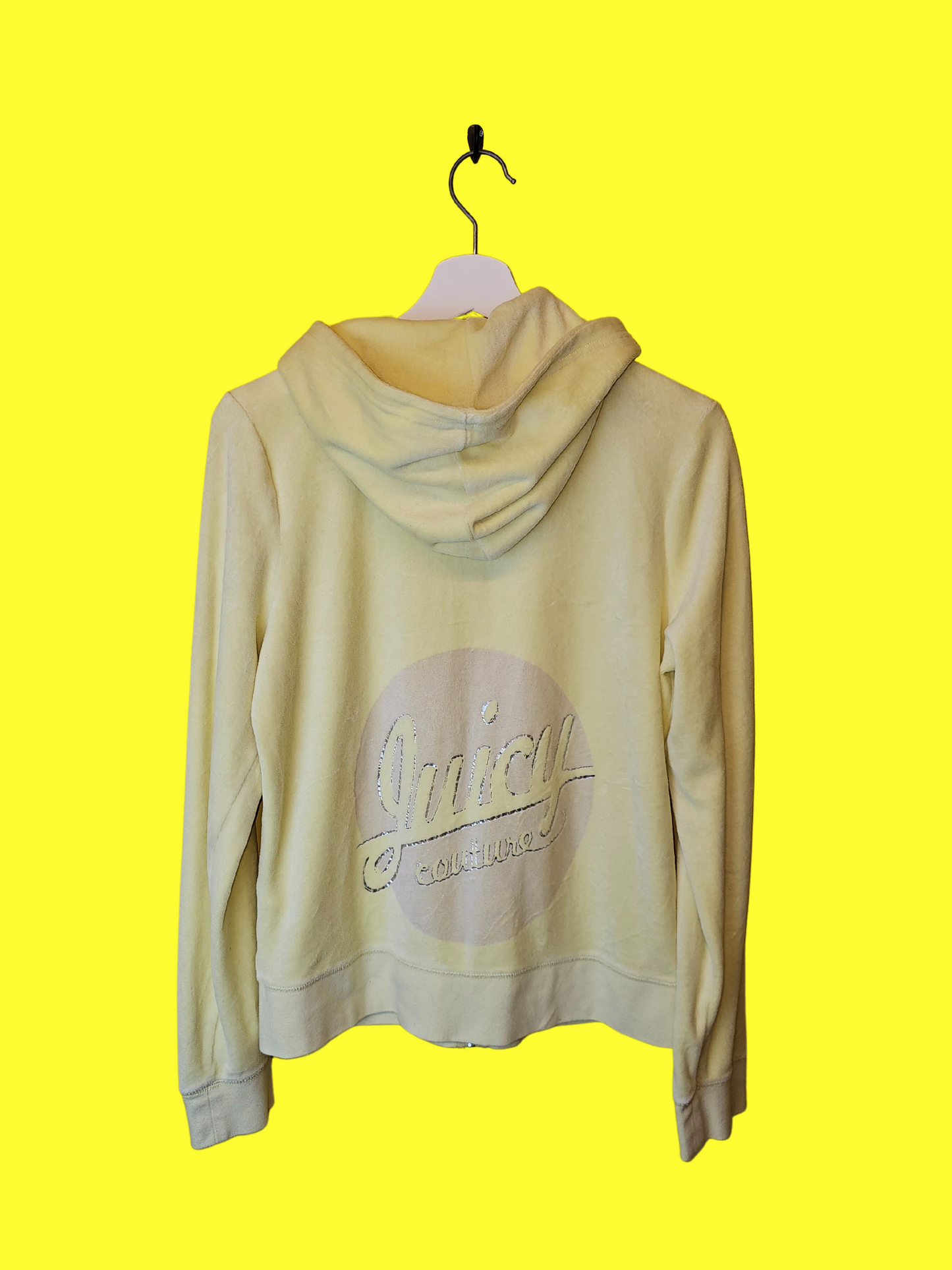 Juicy Couture Yellow Hoodie (L)