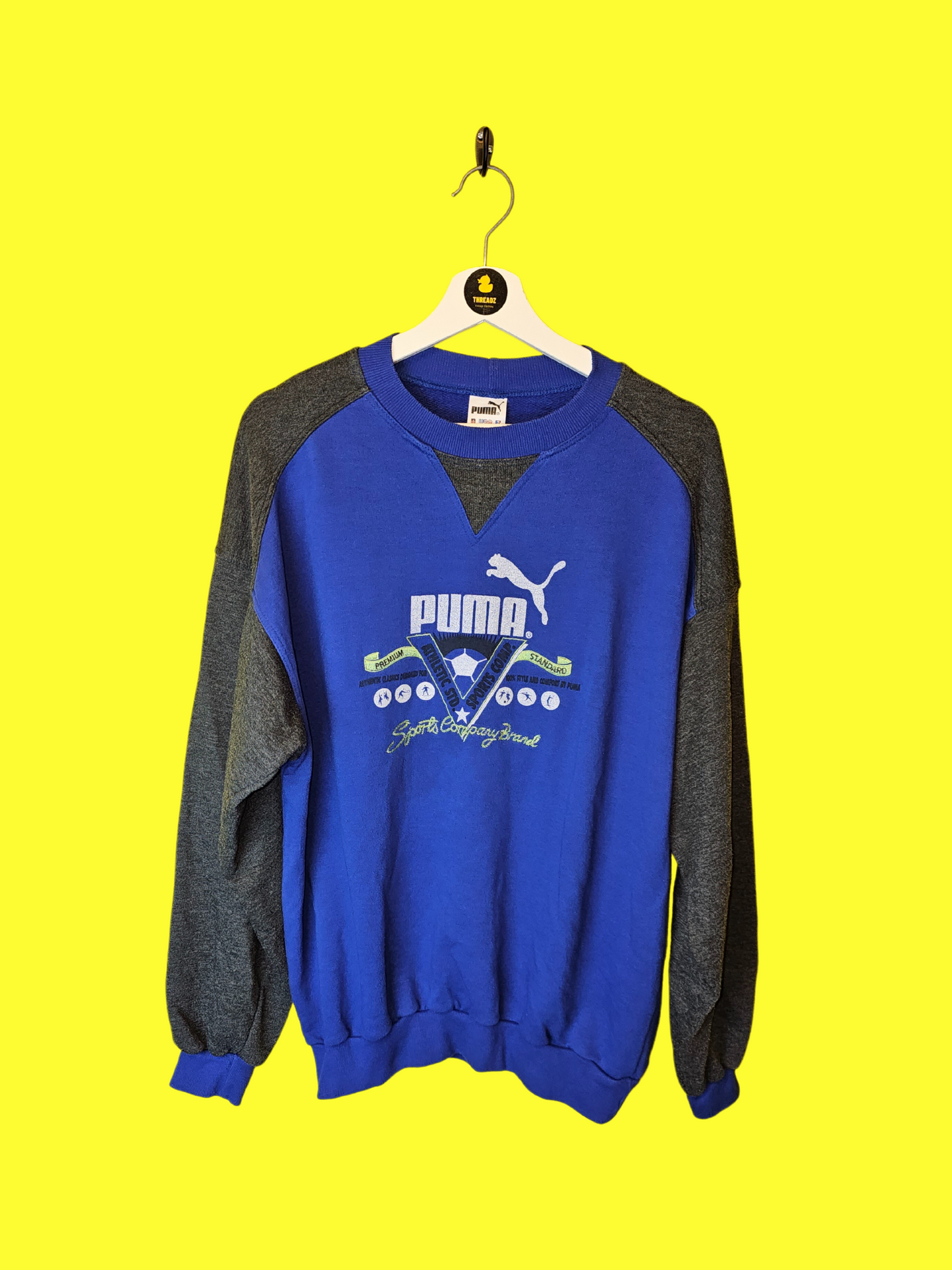 Puma Navy Embroidered Sweater (M)